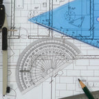 50Pcs Geometry Measuring Protractor Clear Plastic 10Cm 4Inch 180 Degree Ruler for Math Drawing Students School Office Education