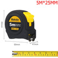 Precise Clear Steel Tape Measure Retractable 3M/5M/7.5M/10M Thickened Rubberized Woodworking Wear-resistant Tool Tape Ruler