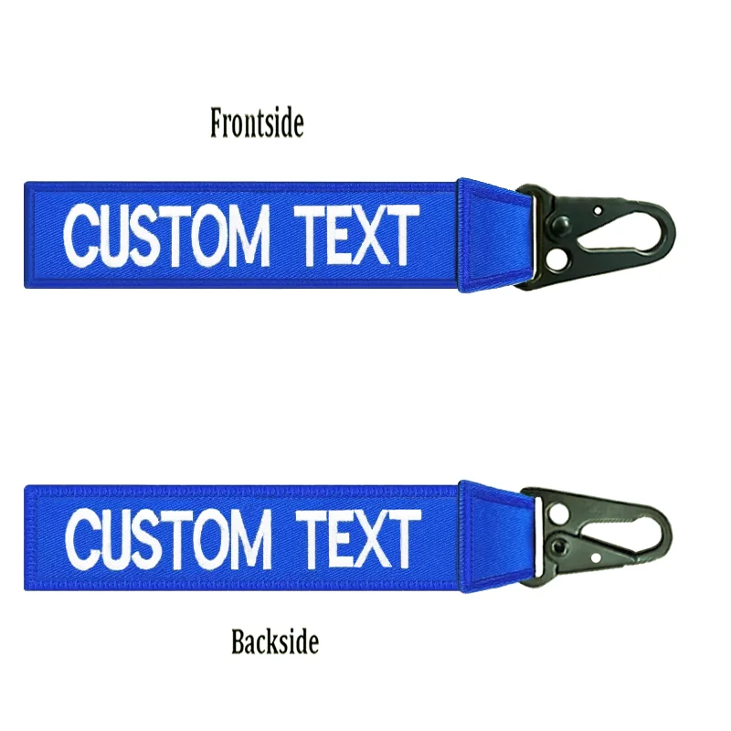 Customized Luggage Tag, Personalized Keychain, Name Patch, Embroidery Accessories for Suitcase and Bag, Luxury Eagle Beak Buckle