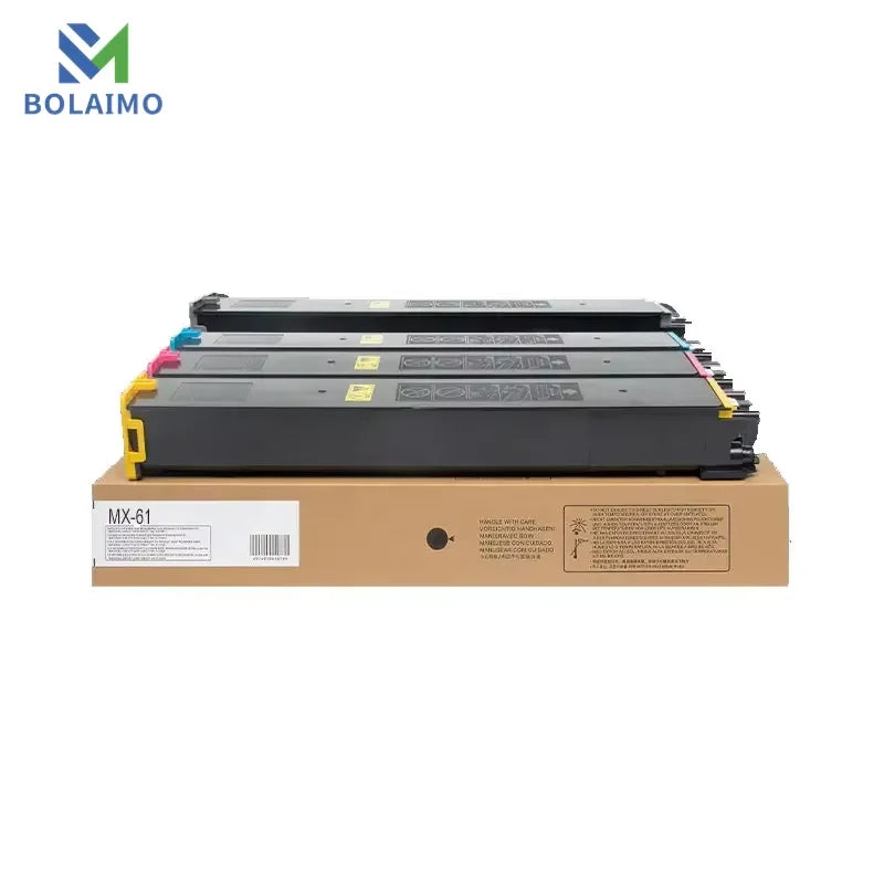 4PC MX61 Toner Cartridge For Sharp MX3081 2651 4081 3581 3050 3060 3070 3550 3570 4050 4060 High Print Volume Compatible Copier