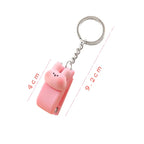 1-3sets Portable Cartoon Animal Mini Trumpet Stapler Paper Binder Stationery Staples Office Binding Tool School Kawaii Supplies