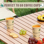 Polar Bear Patterned Disposable Paper Cups Bamboo Pulp Panda Cat Paper Cup Animal Print Coffee Cups with Lid for Home Party Use