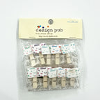 10 Pcs/Lot Creative Cartoon Animal Wooden Clip With Hemp Rope Photo Paper Clothespin Craft Clips Party Decoration Clip