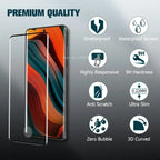 4Pcs Curved Tempered Glass For Samsung Galaxy S25 S24 S23 S22 S21 Ultra Plus S21 S20 S10 Note 20 10 S8 S9 Screen Protector Glass