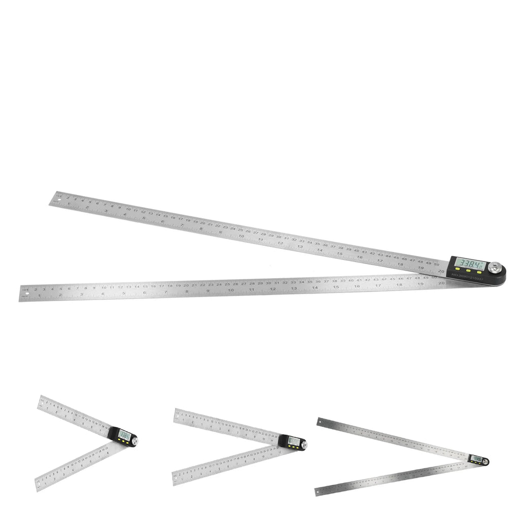 200/300/500mm Digital Protractor Inclinometer Angle Finder Level Measuring Instrument Digital Goniometer Angle Ruler