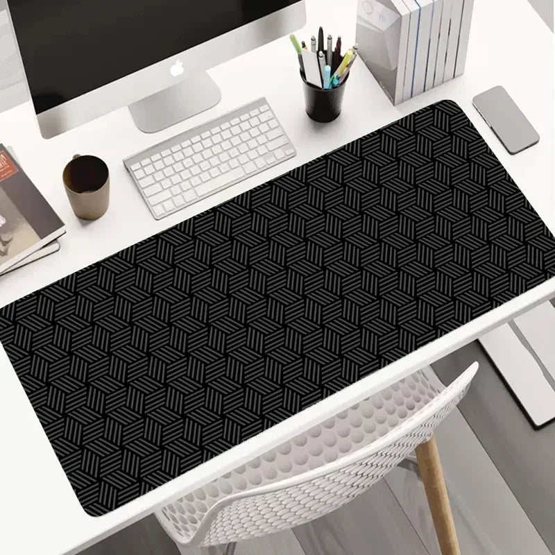 Hot Sell Large Gaming Mouse Pad Multi-size Gamer Mat Abstract XL Computer Cushion Keyboard Desk Non-Slip Rubber Locking Edge Rug