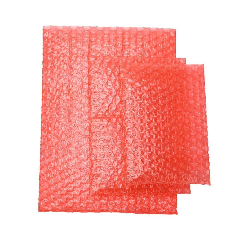 100Pcs/Pack Poly Bubble Mailer Waterproof Padded Envelopes Red Plastic Courier Bag Electronic Component Anti-static Bubble Bags