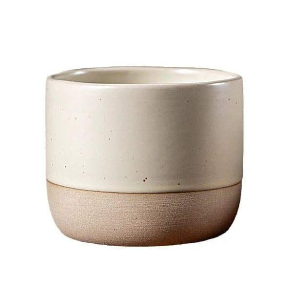 Vintage Coffee Mug 100ml 180ml 230ml Ceramics Tea Cup Japanese-style Cafes Drinkware Stoneware Espresso for Restaurants Hotels