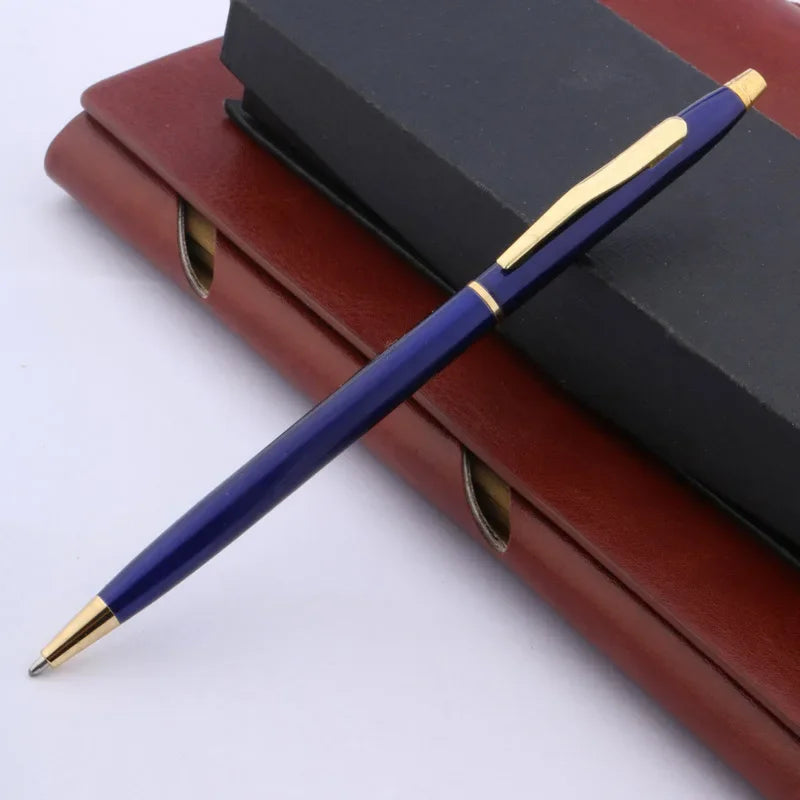 Luxury High Quality Twist Wave Pattern Drawing Ink METAL Ballpoint Pen Stationery Office School Supplies New