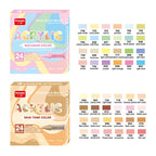 GuangNa 12-72 Colors Soft Brush Acrylic Marker Pen Set,Skin Tone, Macaron color,DIY Hand Drawn,Paint Art Markers pens,GN.8201F/M