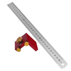 Professional T-Type Woodworking Scriber Precision Marking Gauge Scribing Positioning Block Adjustable Alloy Scribing Ruler DIY