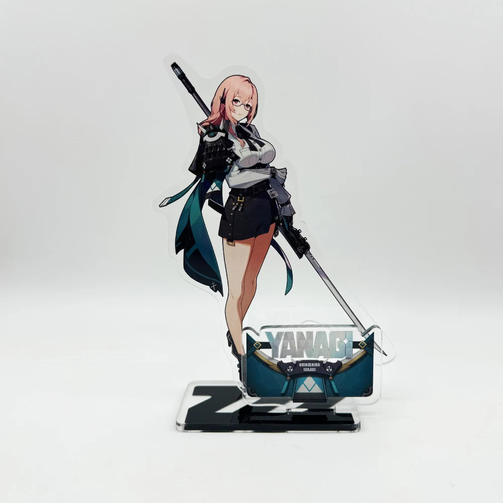 Game Zenless Zone Zero Ye Shun­guang Dialyn Hoshimi Miyabi Anime Acrylic Stand Model Plate Keychain Desk Decor Collection gift
