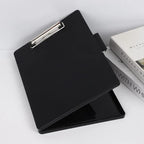 Clipboard with storage  33x24 cm, heavy storage clipboard, plastic clipboard with side opening folding.