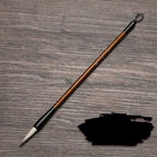 Ancient Oil Watercolor Chinese Calligraphy Brush Wolf Hair Wood Scriptures Writing Brush Oil Painting Art Paint Brush Artist
