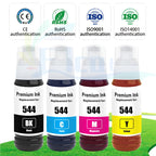 T544 544 Ink Bottle 544 Refill Kit Fit For Epson EcoTank L1110 L1210 L1250 L3110 L3150 L3210 L3250 L3251 L3260 L5290 Printer ink