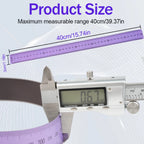 Magnetic Ruler Tape, 15.74 Inch Flexible Magnetic Measuring Tape with Inches & Centimeters for Classroom Whiteboard