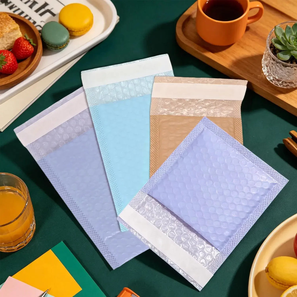 10-100pcs Bubble Mailers Durable PE Material Waterproof & Shockproof Ideal for Small Gifts & Jewelry Packaging