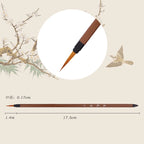 10 Pcs/lot Weasel Hair Hook Line Pen Chinese Traditional Calligraphy Painting Brush  Artist Drawing Watercolor Painting Supplies