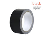 Black Super Adhesive Fabric Duct Tape Electric bicycle seat repair tarpaulin repair Black Cloth-based Adhesive Tape Packing tape