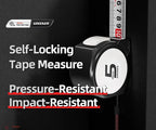 GREENERY 3/5/7.5M Meters Metric Tape Measure Self-Locking Steel Measuring Tape High Precision Wear-Resistant Construction Tools