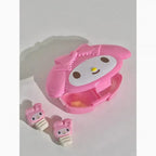 Sanrios Mini Pill Box Anime Figures Hellokitty Portable Pill Case Medication Organizer Cute Mymelody Cartoon Daily Dose Box Gift