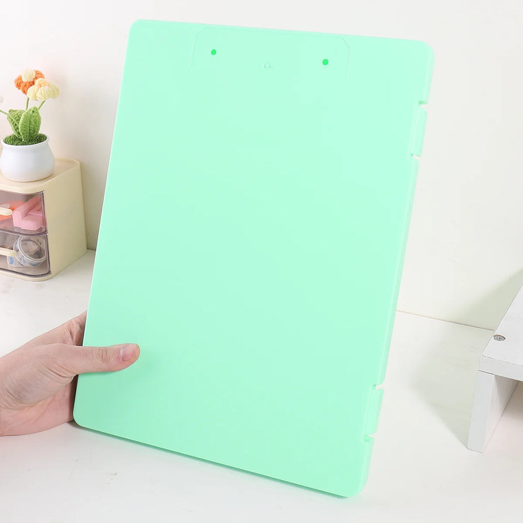 A4 Multi-functional File Folder Desktop Test Paper Organizer Office Document Board Folder Storage Box Writing Board, Office