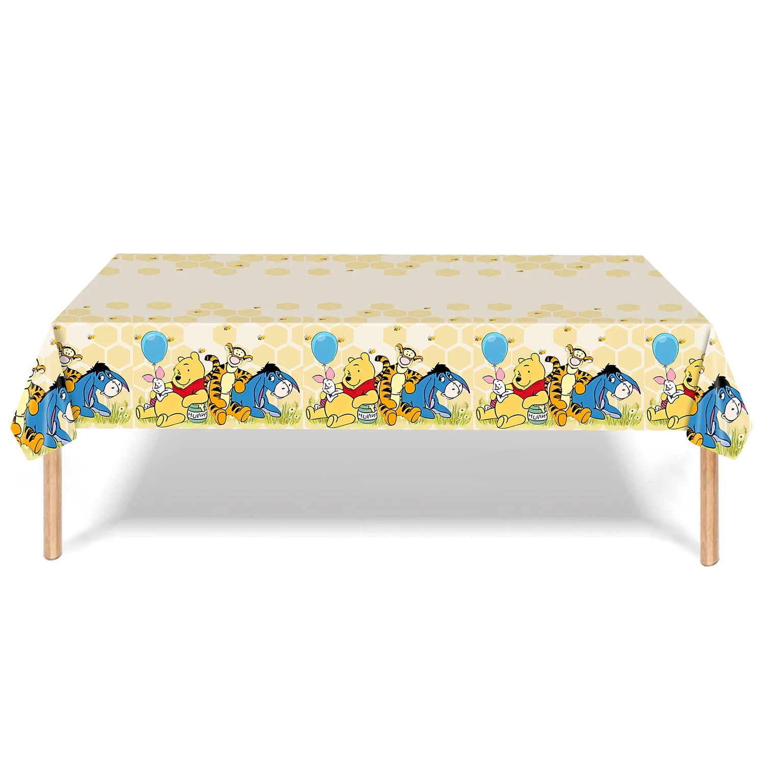 Winnie The Pooh Birthday Party Decoration Plates Napkins Table Cover Balloons Banner Baby Shower Serves 10 Guests Baby Shower