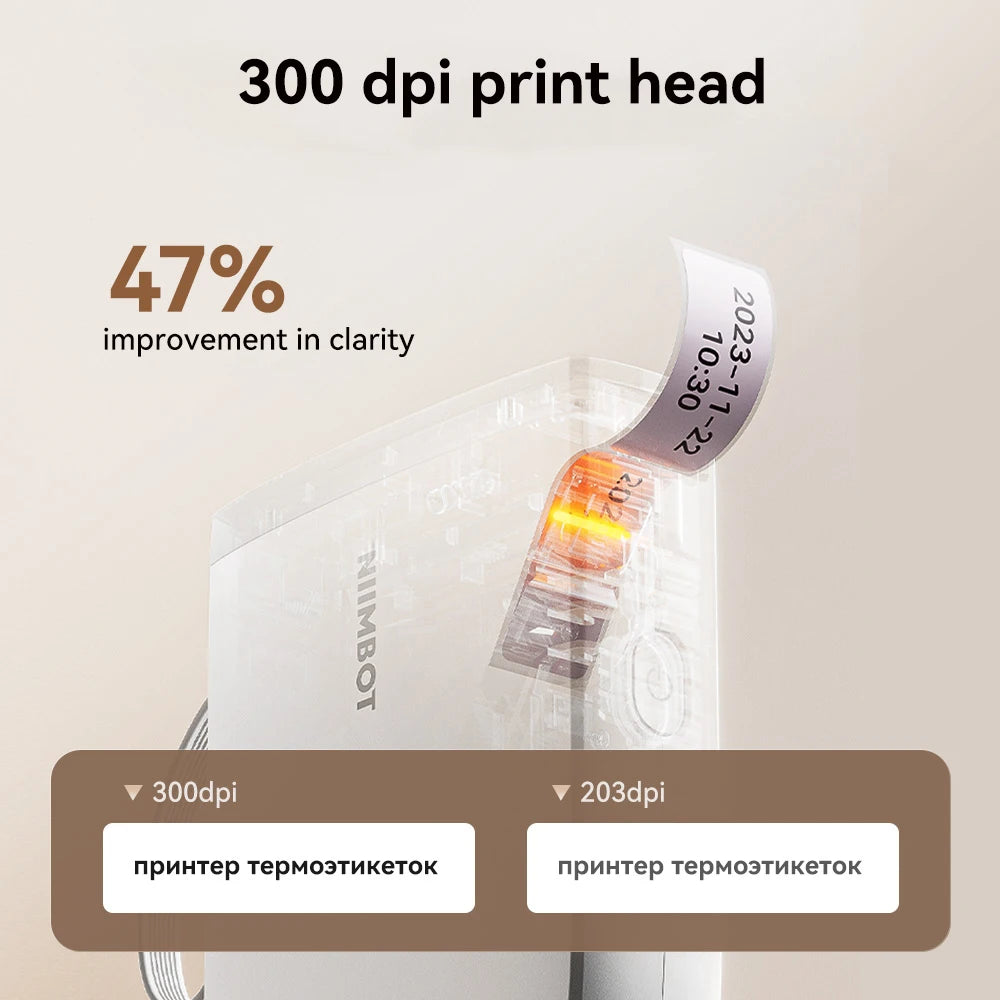 Niimbot D11 Mini Printer Wireless Phone Pocket Thermal Label Maker USB Rechargeable Inkless DIY Name Price Tag Sticker Machine