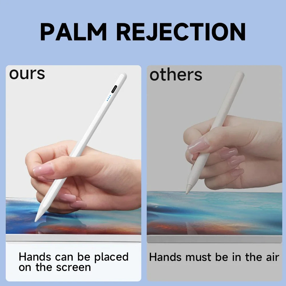 For Apple Pencil 2 1 With Palm Rejection Tilt Sensitivity Stylus Pen For 2018-2026 IPad 6/7/8/9/10, Mini 5/6,Air3/4/5, Pro 11/12