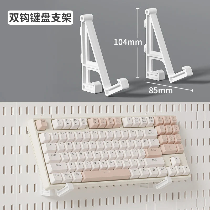 Neat Plastic Pegboard  Desk Organizer with Multiple Accessories for Home Office, Craft Room and Garage Display