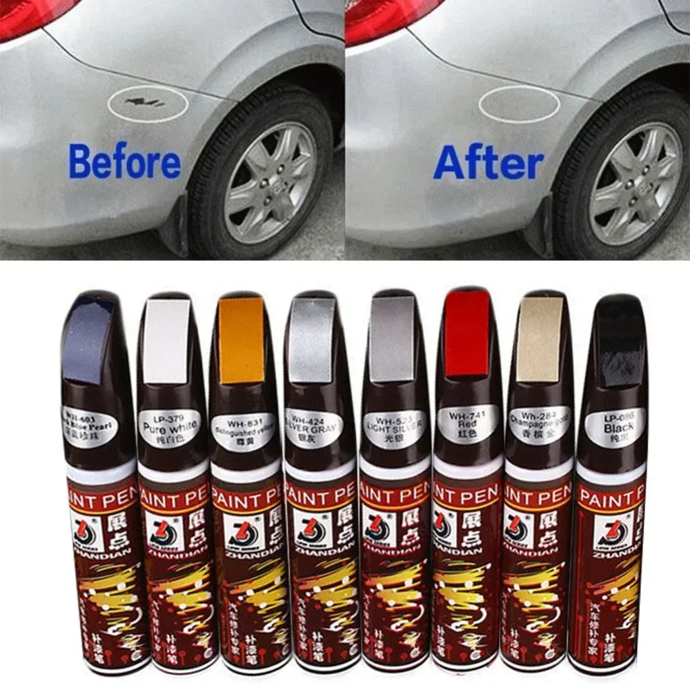 Car Paint Pen Scratch Repair Liquid Pearl White Silver Gray Black Special Multi-color Selection Car Paint Scratch Repair Pen
