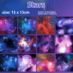 50pcs Creative Square Star Sky Constellations Origami Paper Kid DIY Handmade Double-sided Coloring Fold Craft Paper Art Gift