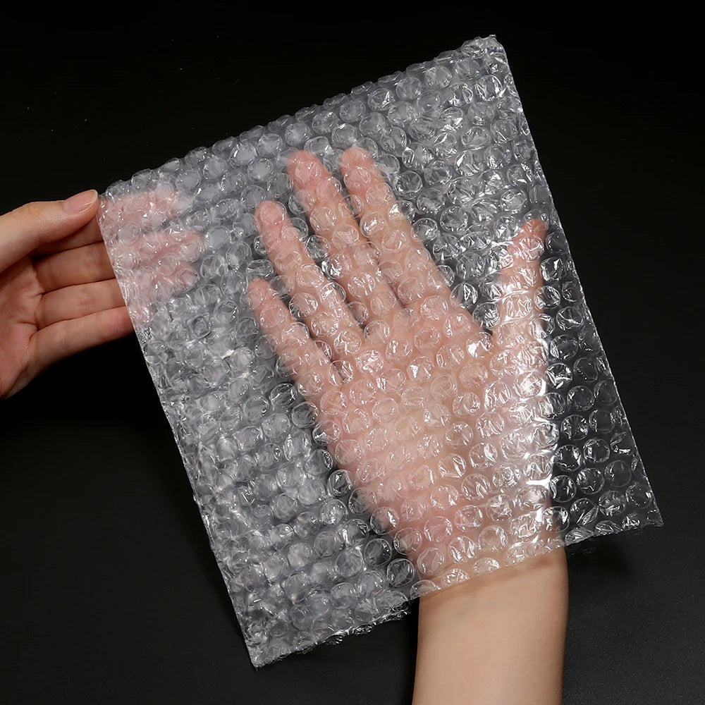 10-30Pcs/Lot 18x20/25x30cm Plastic Wrap Envelope White Bubble Mailer Packing Bags Clear Shockproof Shipping Packaging Bag Film