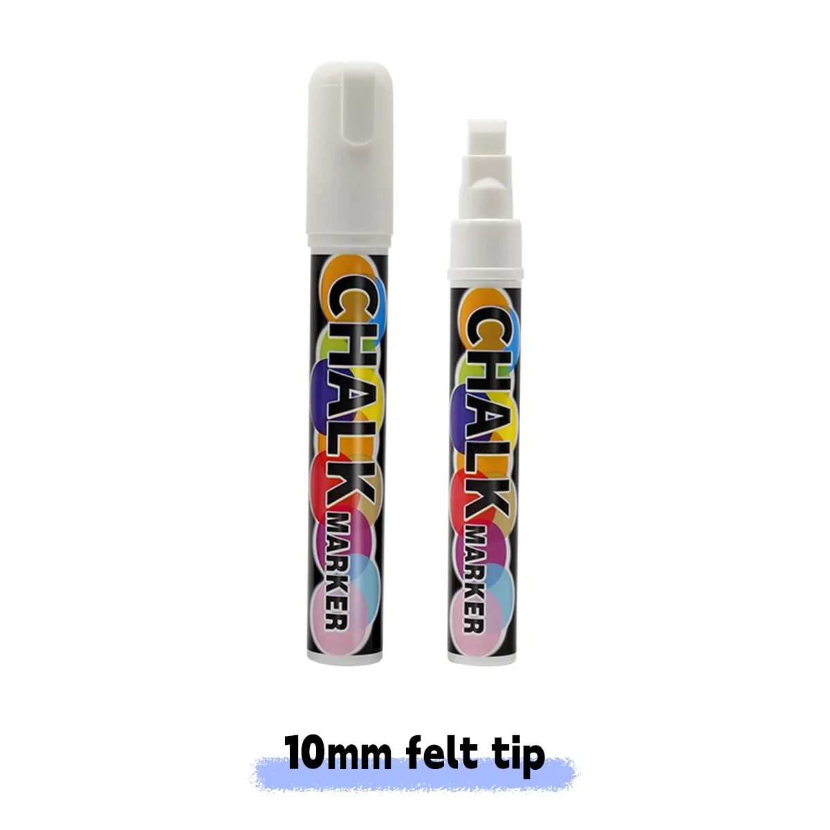 1/3 Pcs White Liquid Chalk Painting, Marking Erasable Dust-free Water-soluble Marking Pen School Classroom Office Supplies