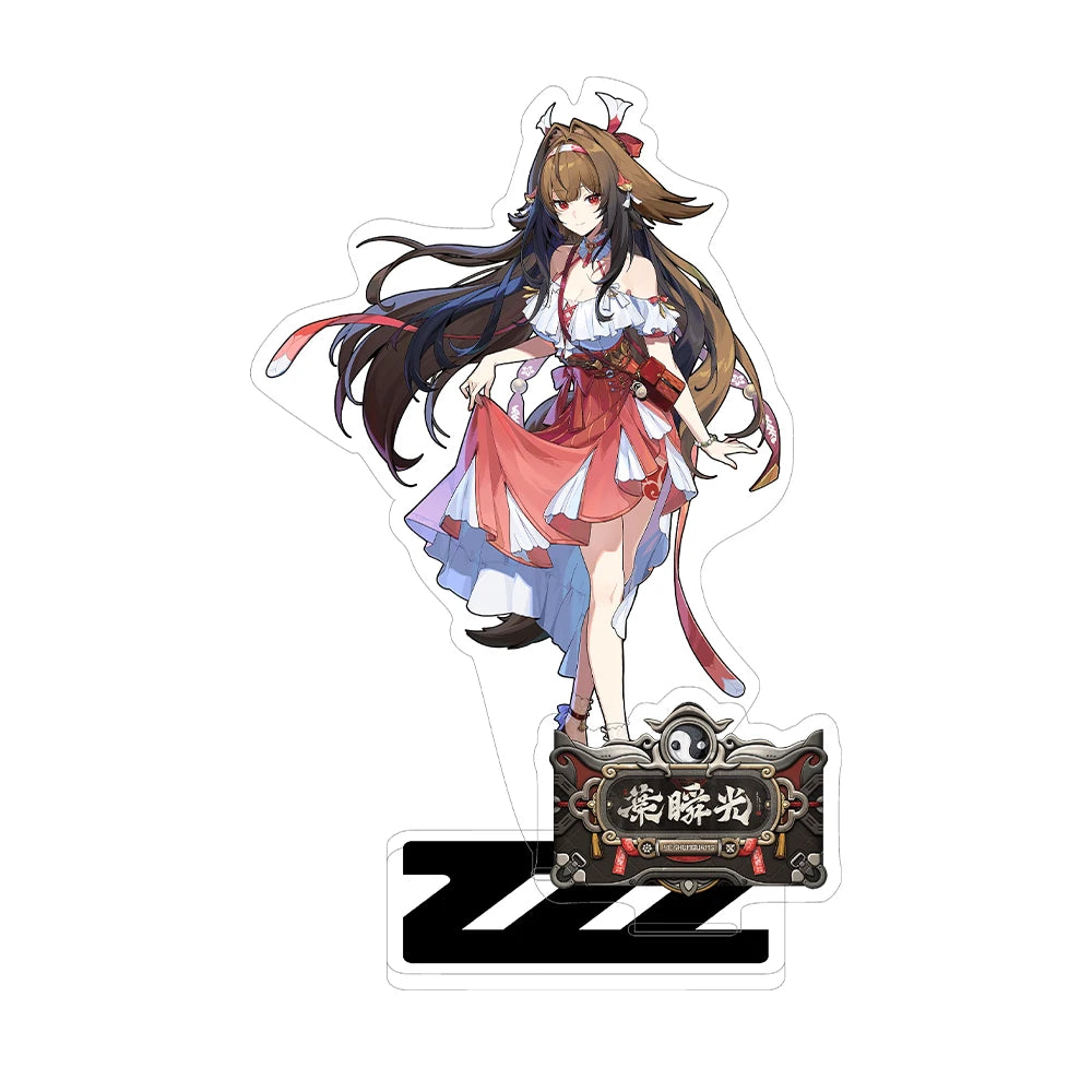 Game Zenless Zone Zero Ye Shun­guang Dialyn Hoshimi Miyabi Anime Acrylic Stand Model Plate Keychain Desk Decor Collection gift