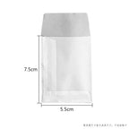 50pcs/lot Translucent Mini Envelope Jewelry Storage Bag for Card Earring Necklace Gift Packaging Bags Wedding Wedding Envelopes