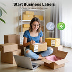 Strong Adhesive Easy Tear 4x6 Direct Thermal Shipping Labels 350/500 Pcs Fit All Thermal Printers Online Seller Logistics