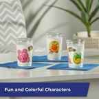 25ct Animal Themed Disposable Paper Cups 10 Oz, Colorful Party Drinkware For Kids Birthdays And Picnics