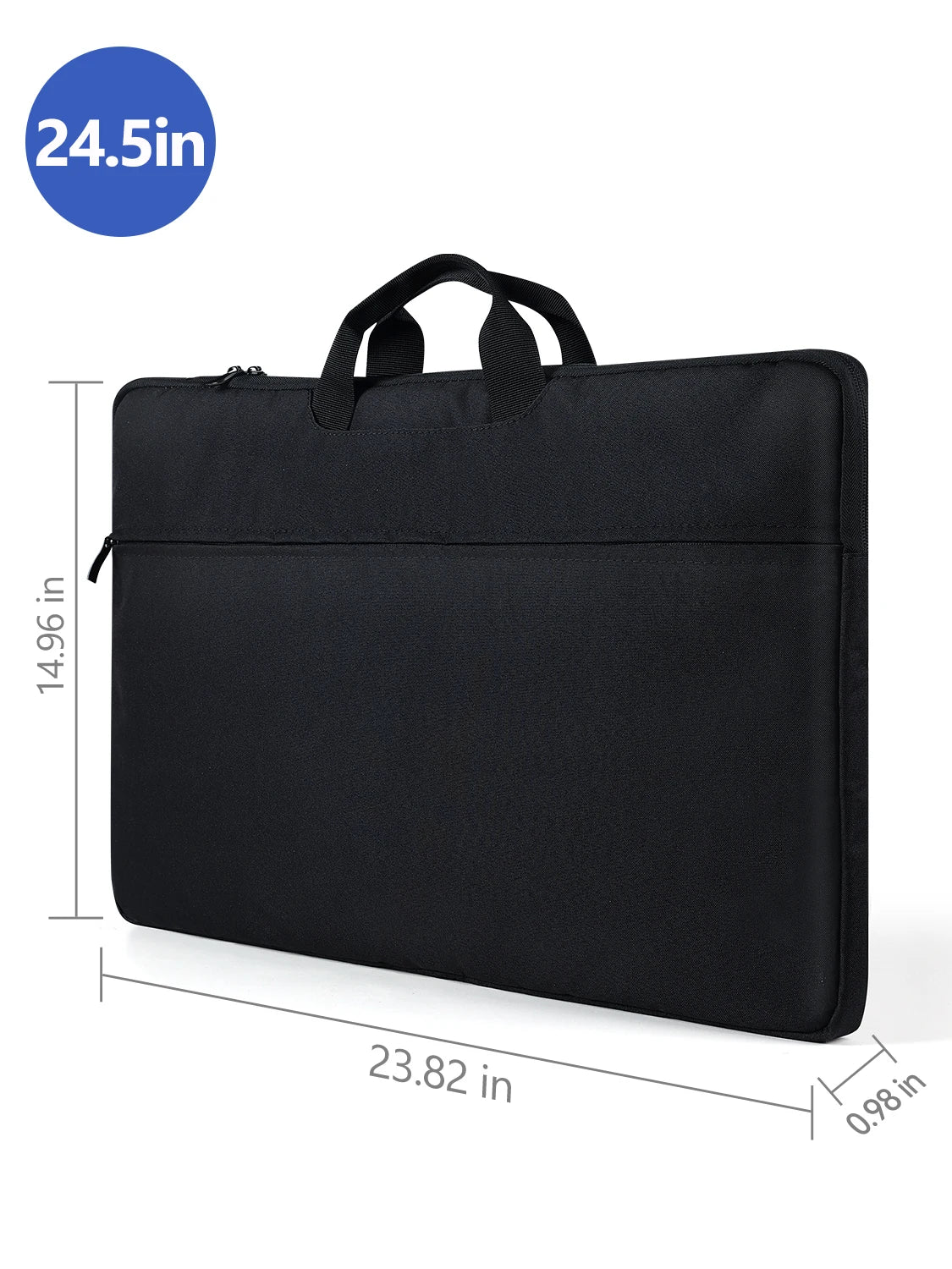 UPERFECT 24.5" Laptop Sleeve Protective Carrying Case for 24-24.5" Portable Monitor Notebook Tablet Large Display Bag