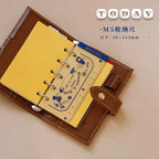 Binder Storage ruler vintage loose-leaf Notebook inner page index divider bookmark DIY accessory flexible ruler