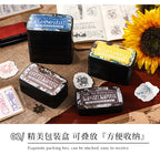 Multicolor Self-Inking Stamp Ink Pad for Planners Art Scrapbooking Student School Supplies Colorful Stationery Accessories