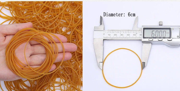 100/200Pcs Rubber Bands mini Rubber Band Soft Elastic Bands Braids Hair Elasticity Fasteners For School Home Offic Diam1.9-6cm