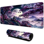 Sakura Scenery Mouse Pad Large Anti-Slip Rubber Gaming MousePad Durable Thick Seam Edge Suitable for Office and Gaming Desk Mats
