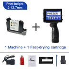 For Hp Phezer 12.7mm Label Printer Batch Code Date Number QR Bar Logo Expiry P15  Handheld Inkjet Printer 28 Languages Portable