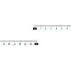 10pcs Self Adhesive Tape Measure 10/20/30/40/50cm Left to Right Measuring Tape Sticky Read Workbench Ruler Woodworking Tools