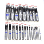 25 Size Pick Leather Tools Leather Punch Leathercraft Hole Craft Set Hollow Puncher Belt Punch 1.0mm-25mm for Clothing Canvas