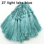 100pcs/lot 13cm Tassel Silk Fringe Silky Floss Bookmark Tassels Mini Tassels For DIY Craft Jewelry Making Souvenir Bookmarks