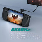 180 Degree U-shaped USB Type C Adapter OTG 20Gbps Fast Data Transfer  USBC Charging Converter for Steam Deck/Nintendo Switch