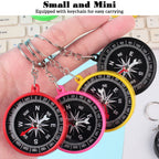 Outdoor Compasses Keychain,Children Mini Compasses Keychain Portable Easy Hanging Key Chains Accessories For School,Outdoors