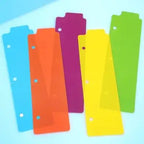 5Pcs Professional Notebook Dividers with Writeable Tabs Colorful Index Dividers for Binders Planners Diaries Hard Cover